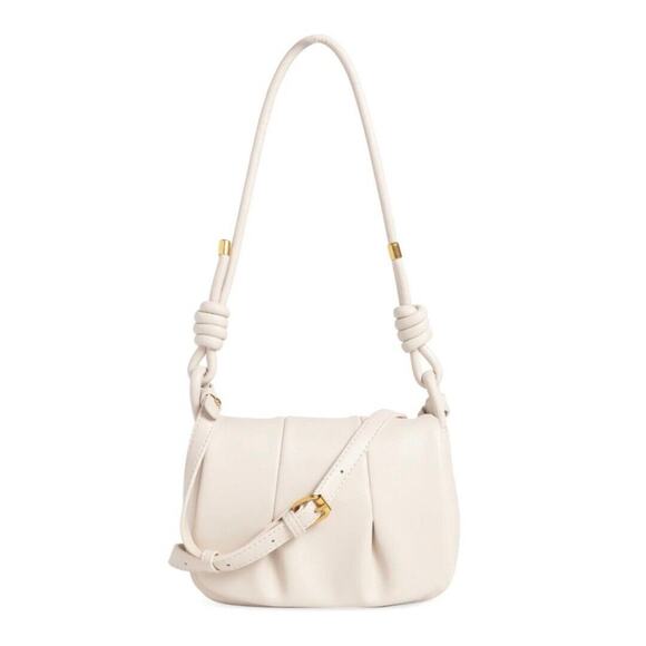 Rachel Zoe Jacquelyn Purse Ivory Adjustable Crossbody Shoulder Bag - Picture 1 of 7